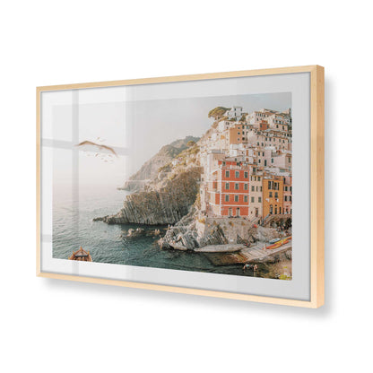 [Color:Raw Maple], Picture of art in a Raw Maple frame of the corner