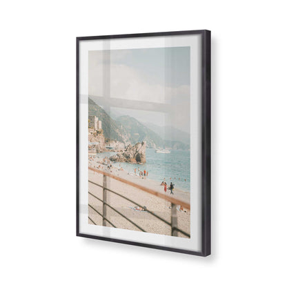 [Color:Weathered Zinc], Picture of art in a Weathered Zinc frame of the corner