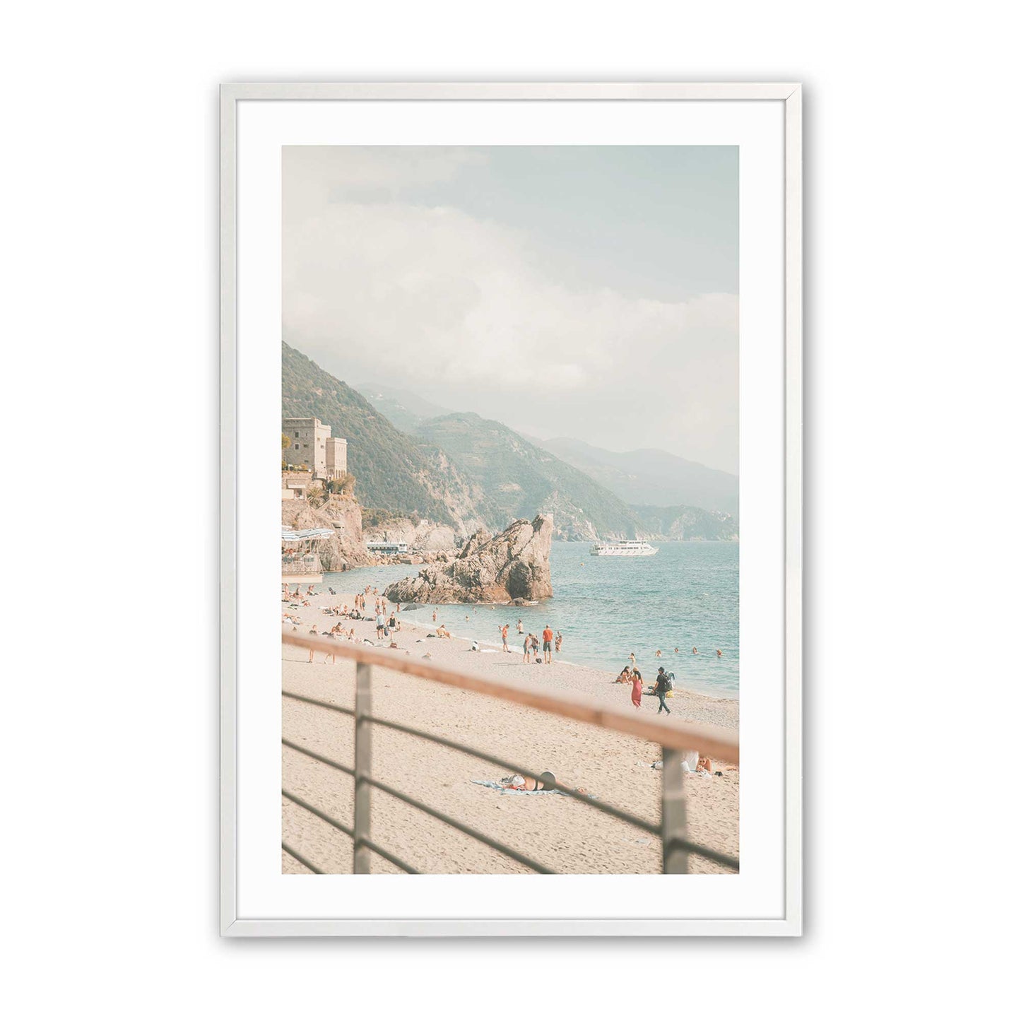 [Color:Opaque White], Picture of art in a Opaque White frame