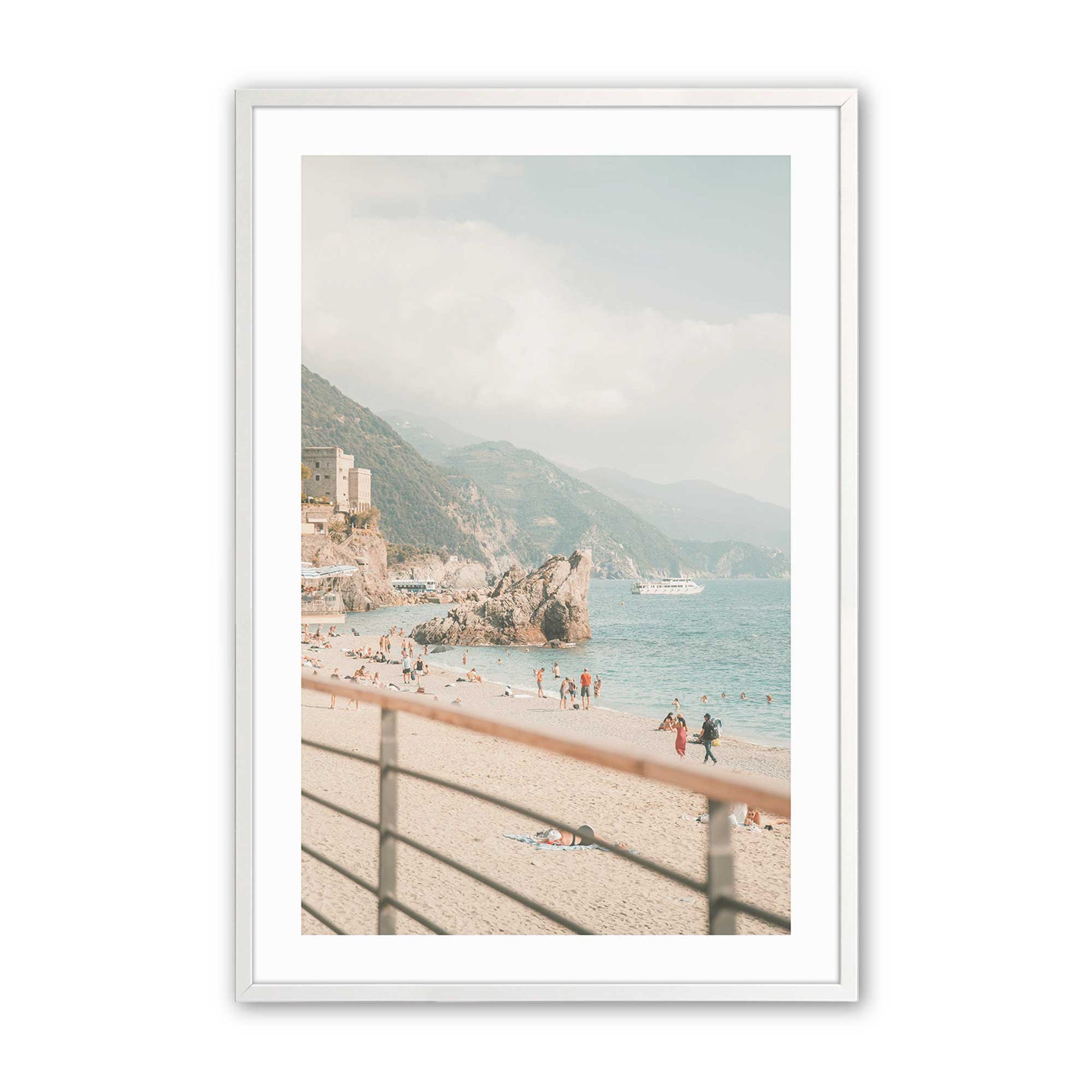 [Color:Opaque White], Picture of art in a Opaque White frame