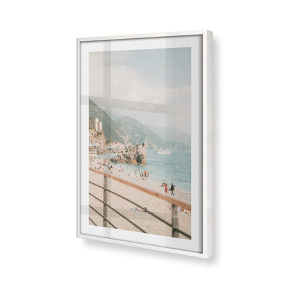 [Color:Opaque White], Picture of art in a Opaque White frame of the corner