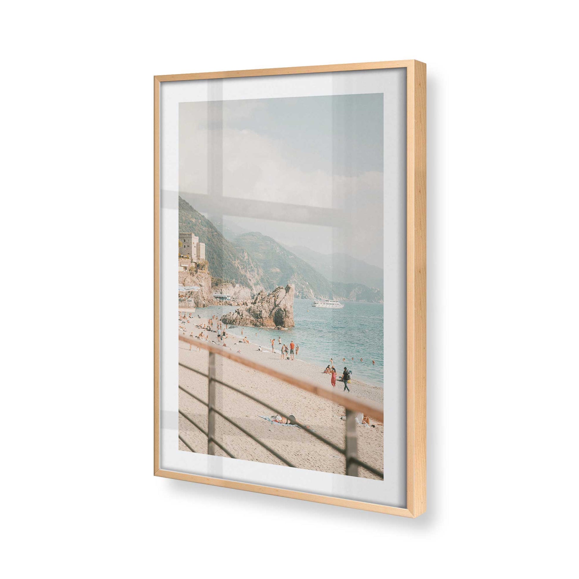[Color:Raw Maple], Picture of art in a Raw Maple frame of the corner