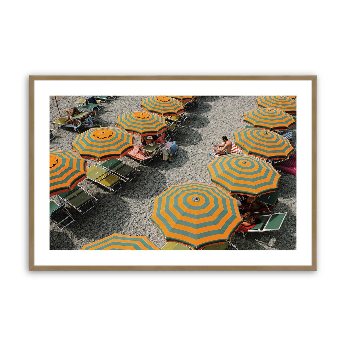 [Color:Brushed Gold], Picture of art in a Brushed Gold frame