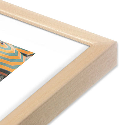 [Color:Raw Maple], Picture of art in a Raw Maple frame at an angle