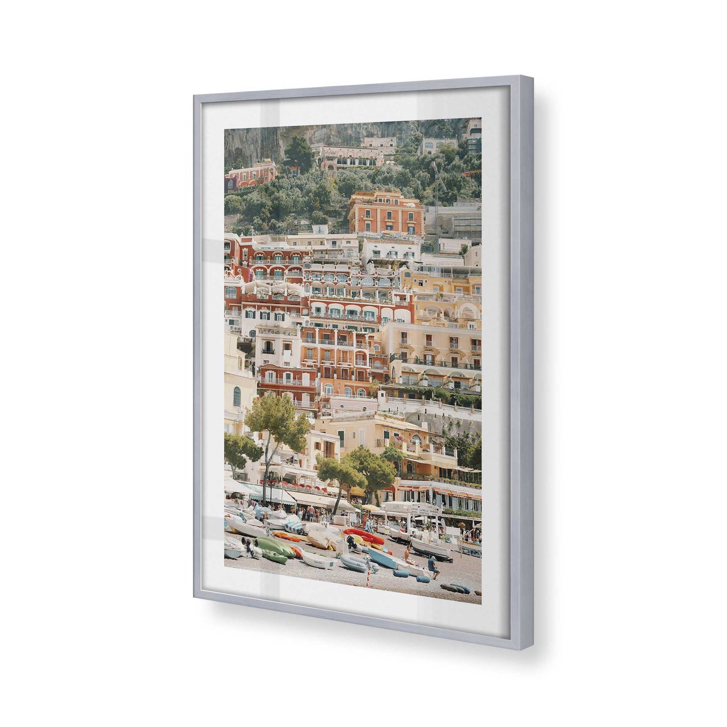 [Color:Polished Chrome], Picture of art in a Polished Chrome frame of the corner