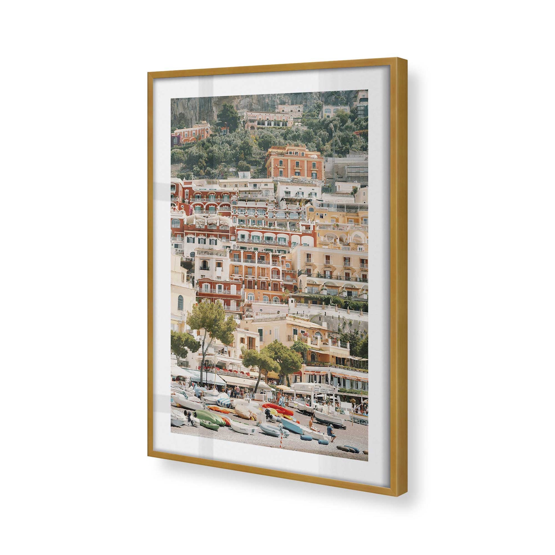 [Color:Polished Gold], Picture of art in a Polished Gold frame of the corner