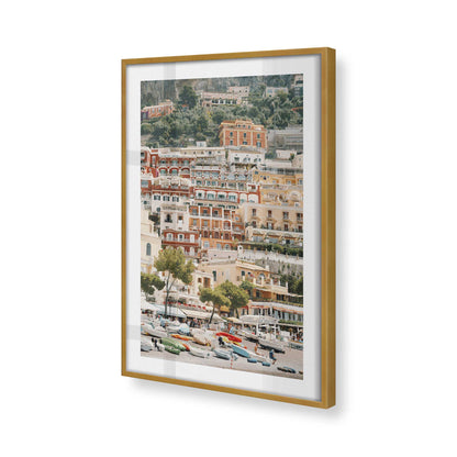 [Color:Polished Gold], Picture of art in a Polished Gold frame of the corner