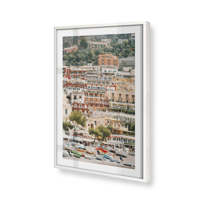[Color:Opaque White], Picture of art in a Opaque White frame of the corner