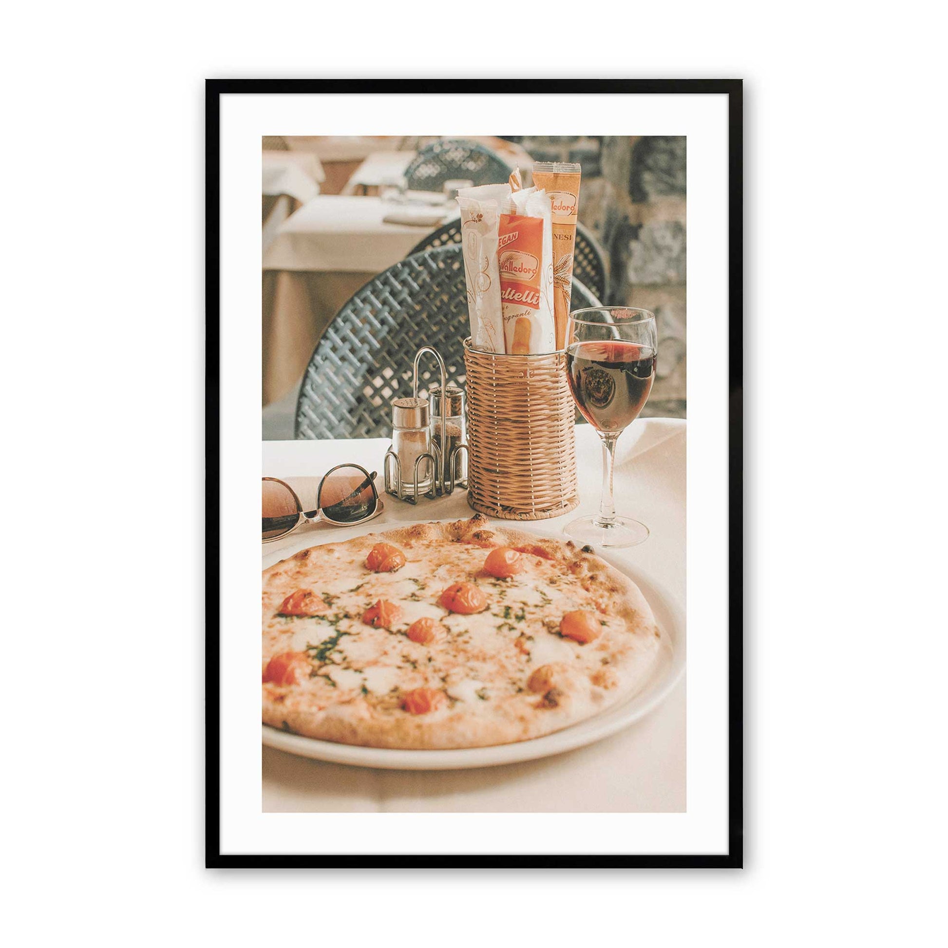 [Color:Satin Black], Picture of art in a Satin Black frame