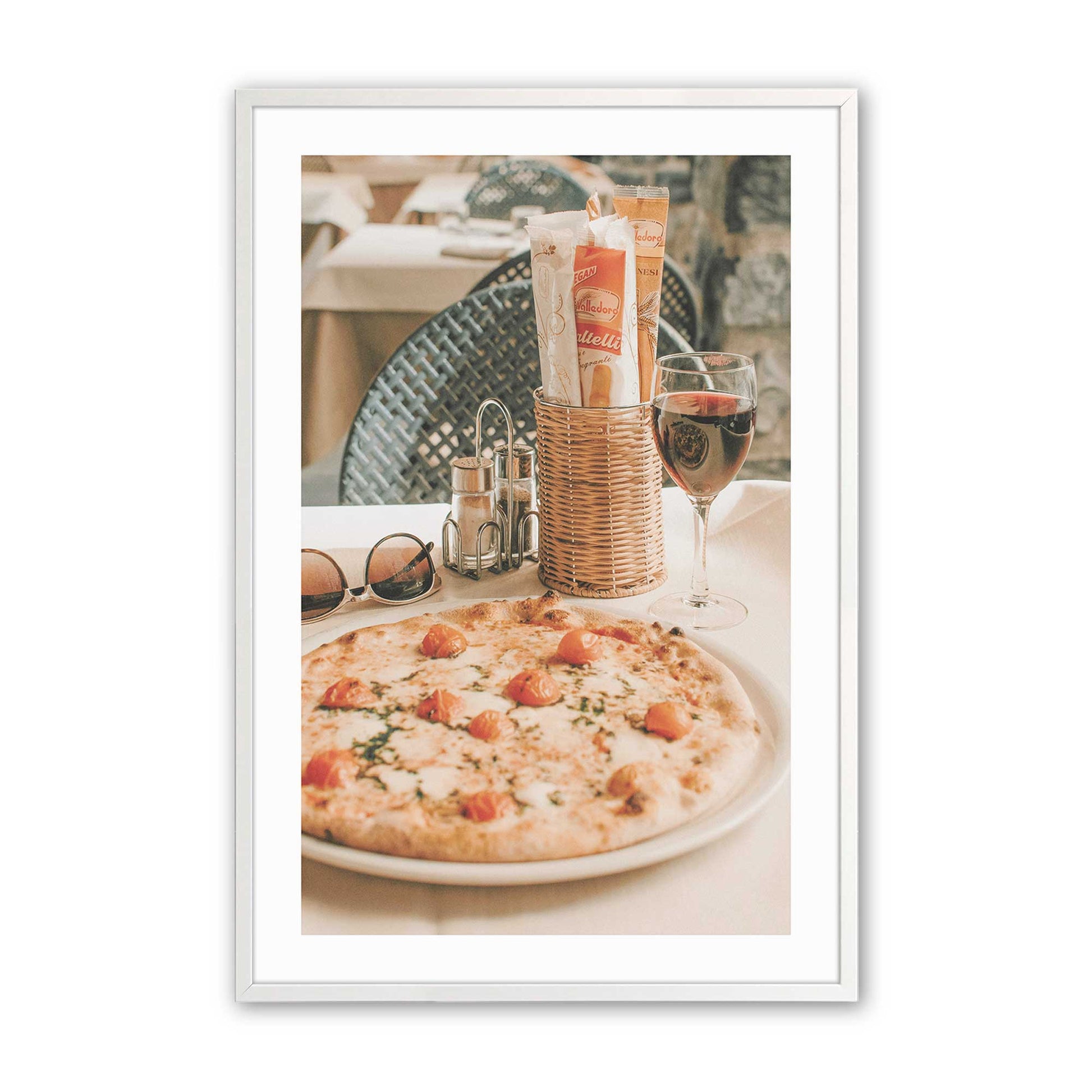 [Color:Opaque White], Picture of art in a Opaque White frame
