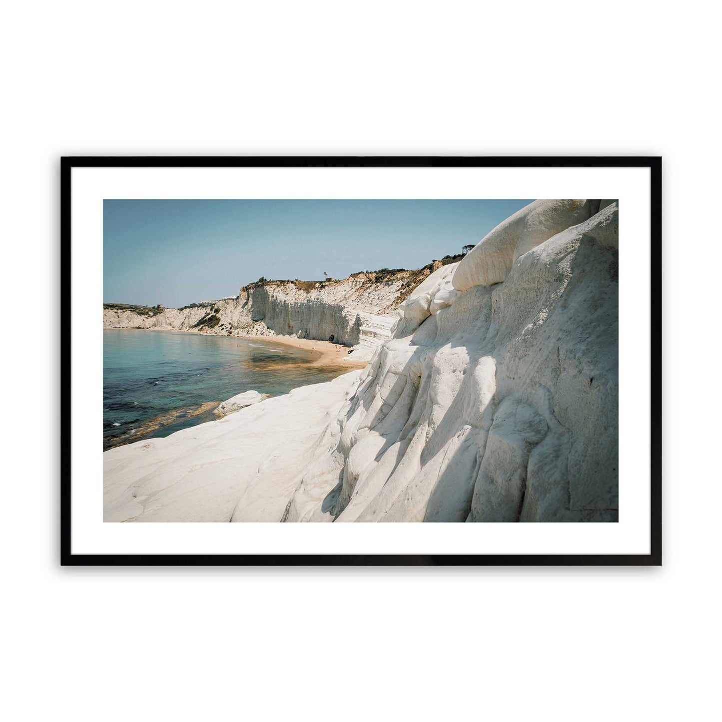 [Color:Satin Black], Picture of art in a Satin Black frame
