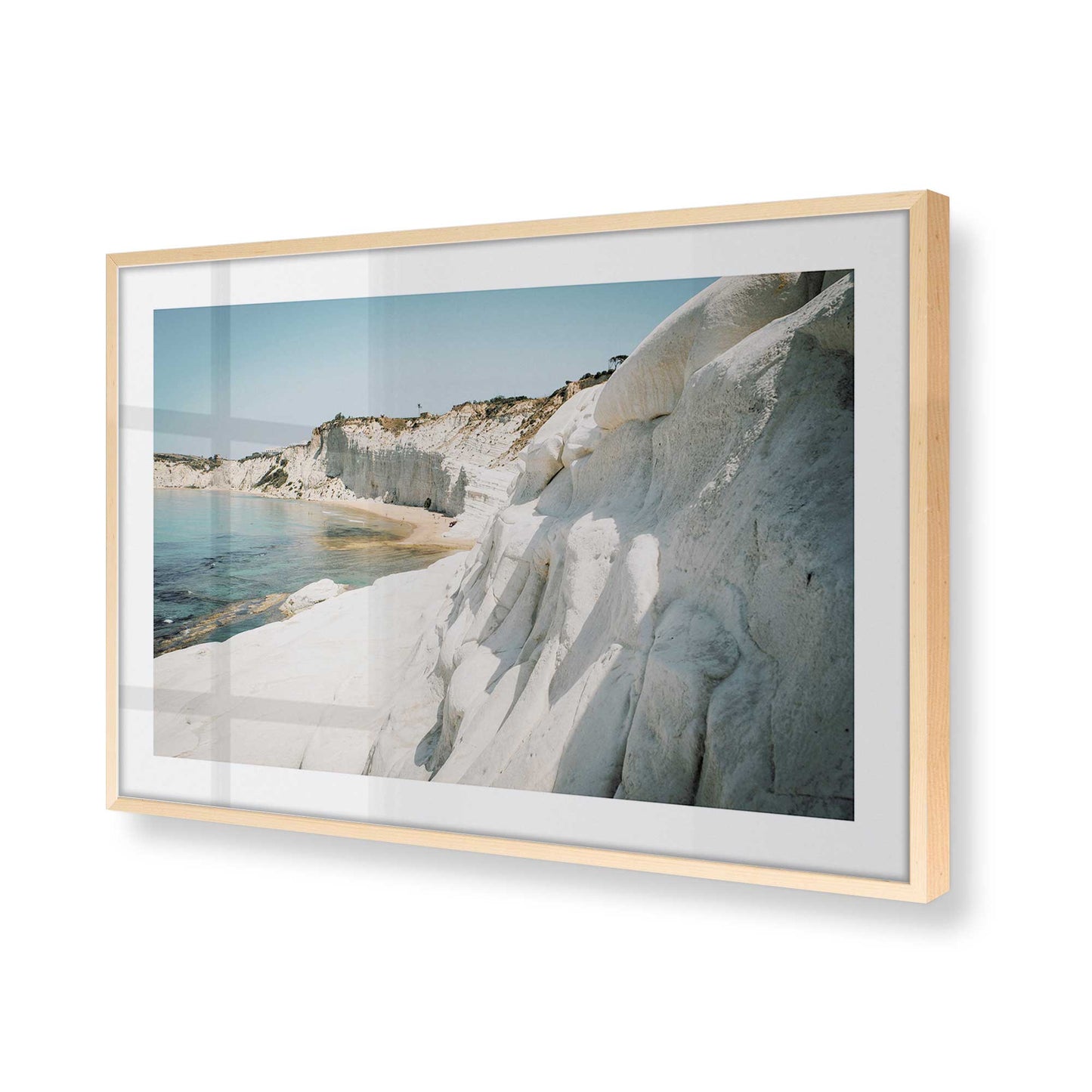 [Color:Raw Maple], Picture of art in a Raw Maple frame of the corner