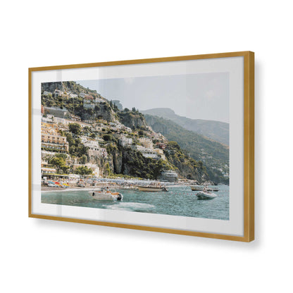 [Color:Polished Gold], Picture of art in a Polished Gold frame of the corner