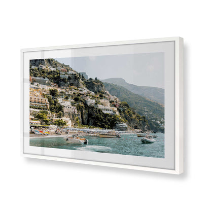 [Color:Opaque White], Picture of art in a Opaque White frame of the corner