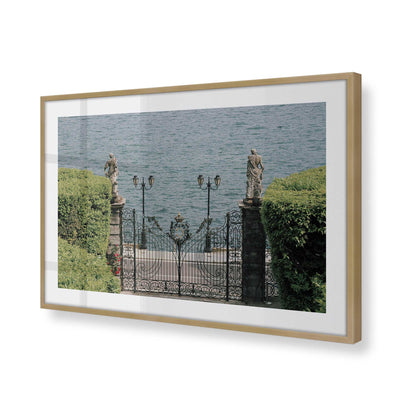 [Color:Brushed Gold], Picture of art in a Brushed Gold frame of the corner