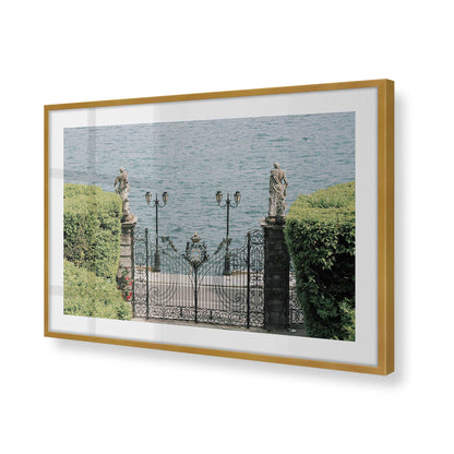 [Color:Polished Gold], Picture of art in a Polished Gold frame of the corner