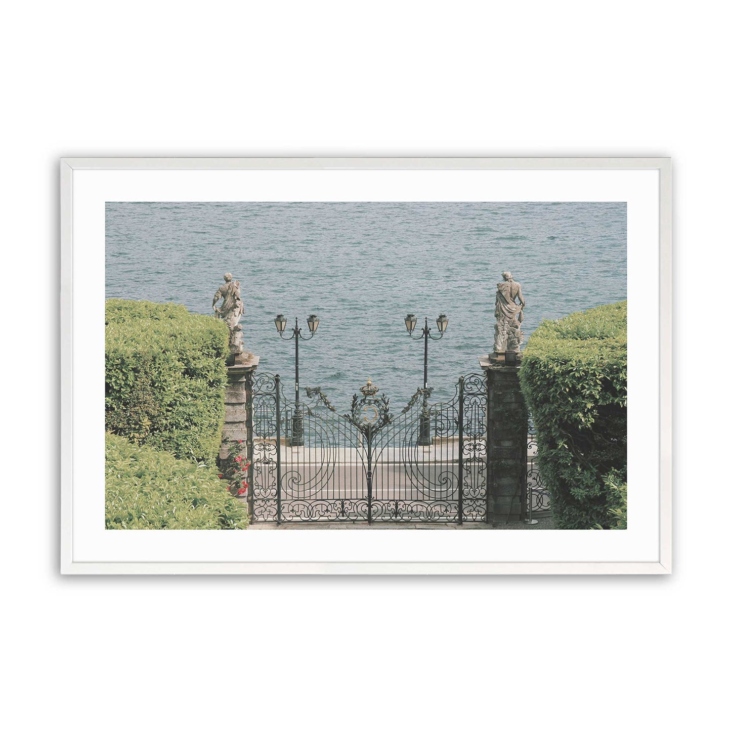 [Color:Opaque White], Picture of art in a Opaque White frame