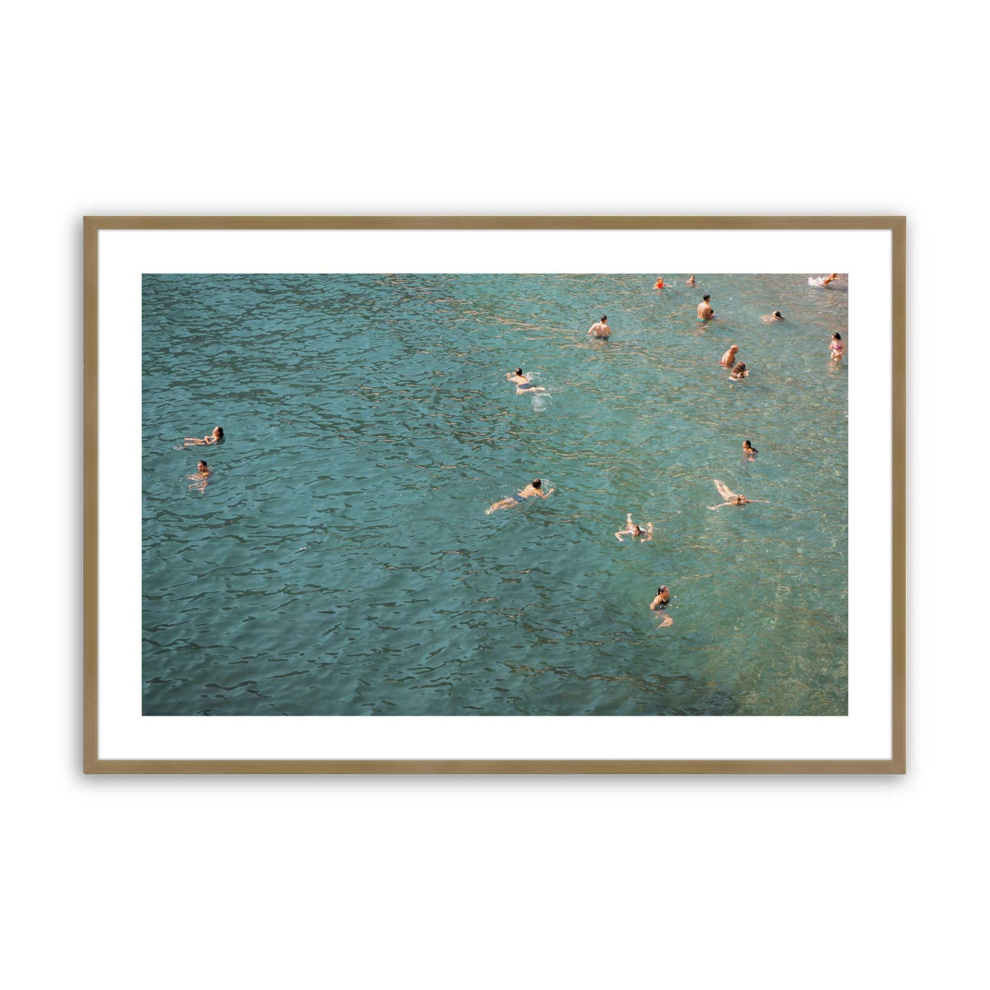 [Color:Brushed Gold], Picture of art in a Brushed Gold frame