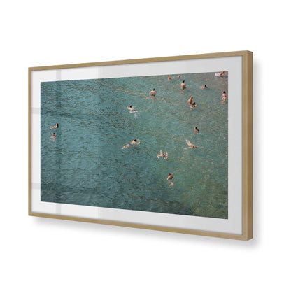[Color:Brushed Gold], Picture of art in a Brushed Gold frame of the corner