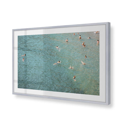 [Color:Polished Chrome], Picture of art in a Polished Chrome frame of the corner