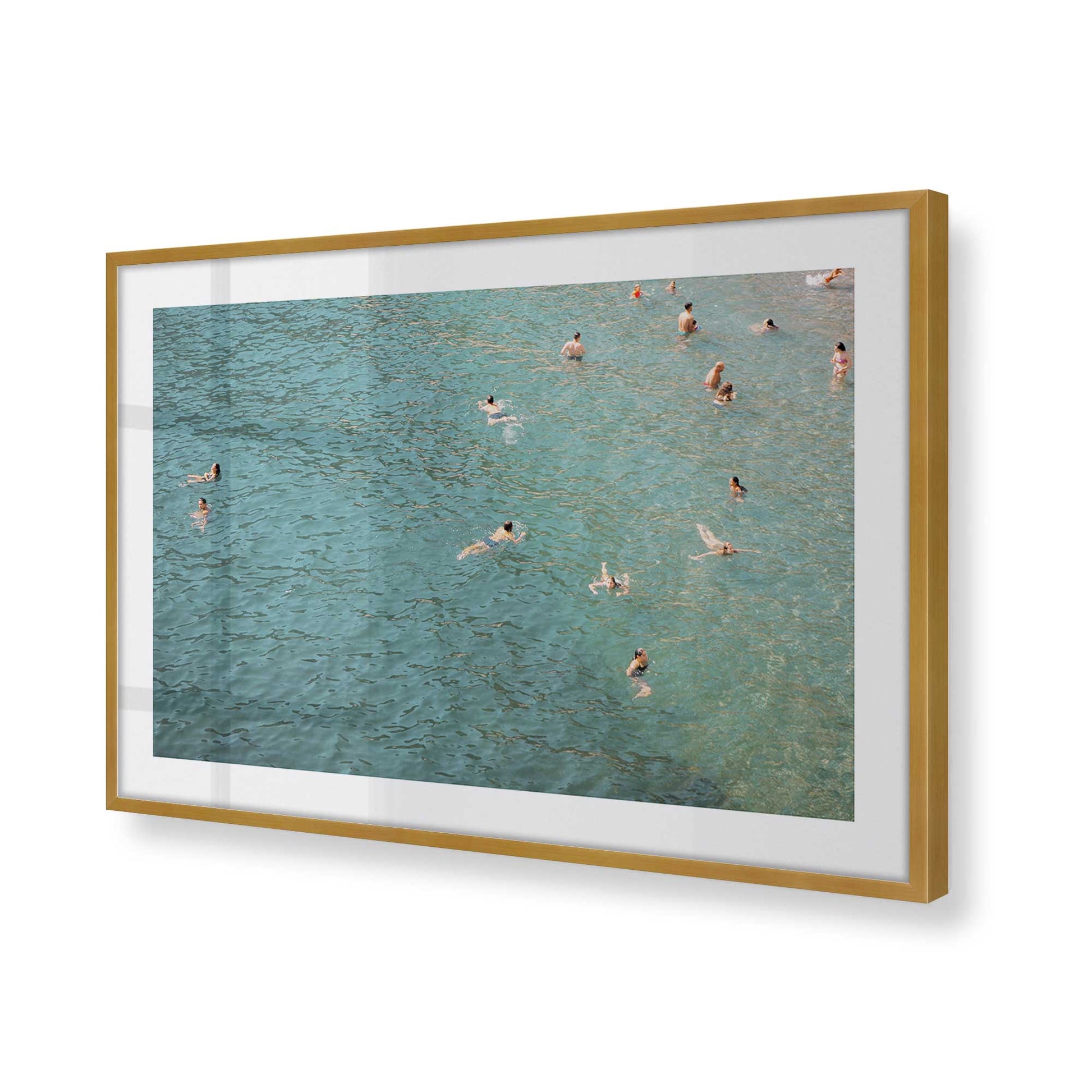 [Color:Polished Gold], Picture of art in a Polished Gold frame of the corner