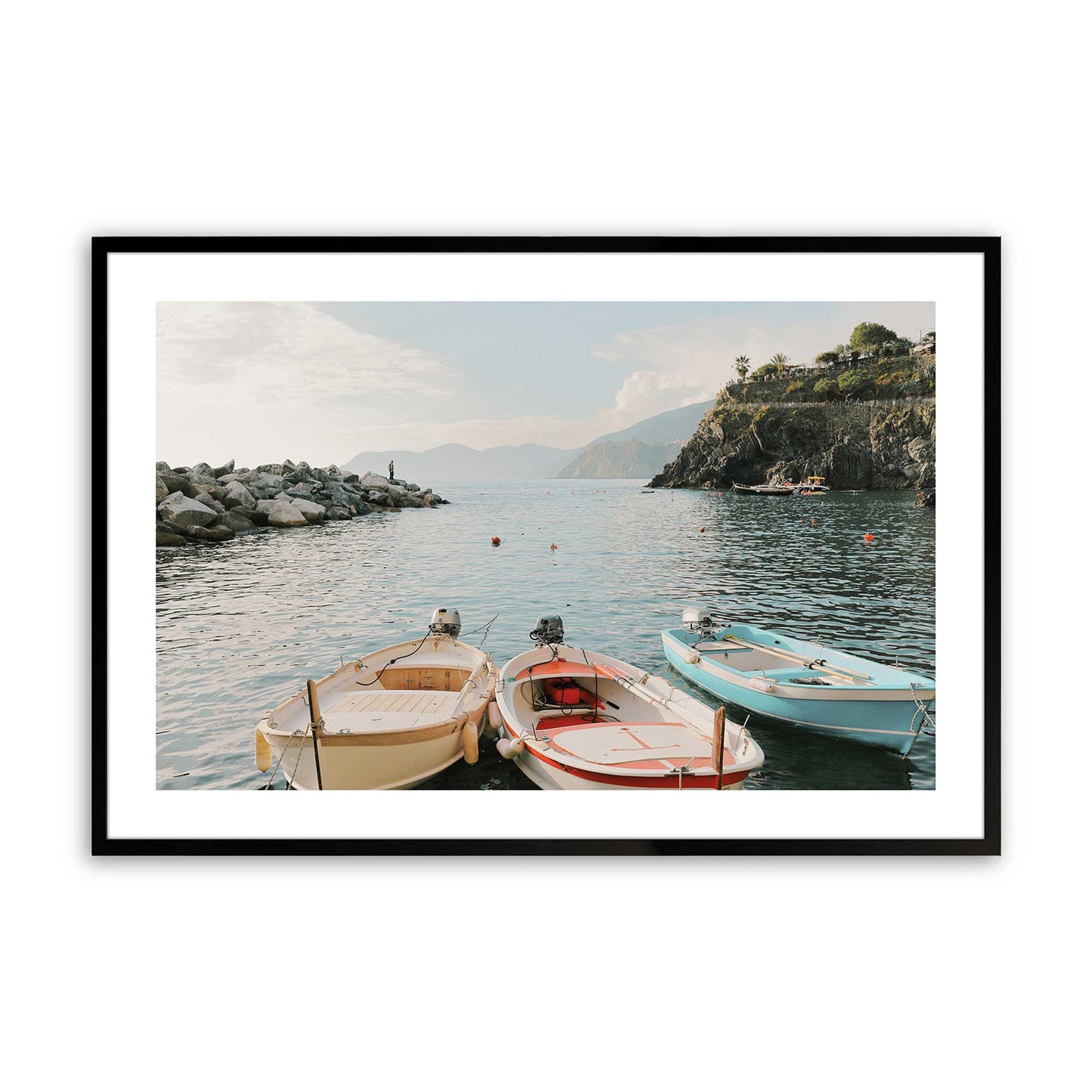 [Color:Satin Black], Picture of art in a Satin Black frame
