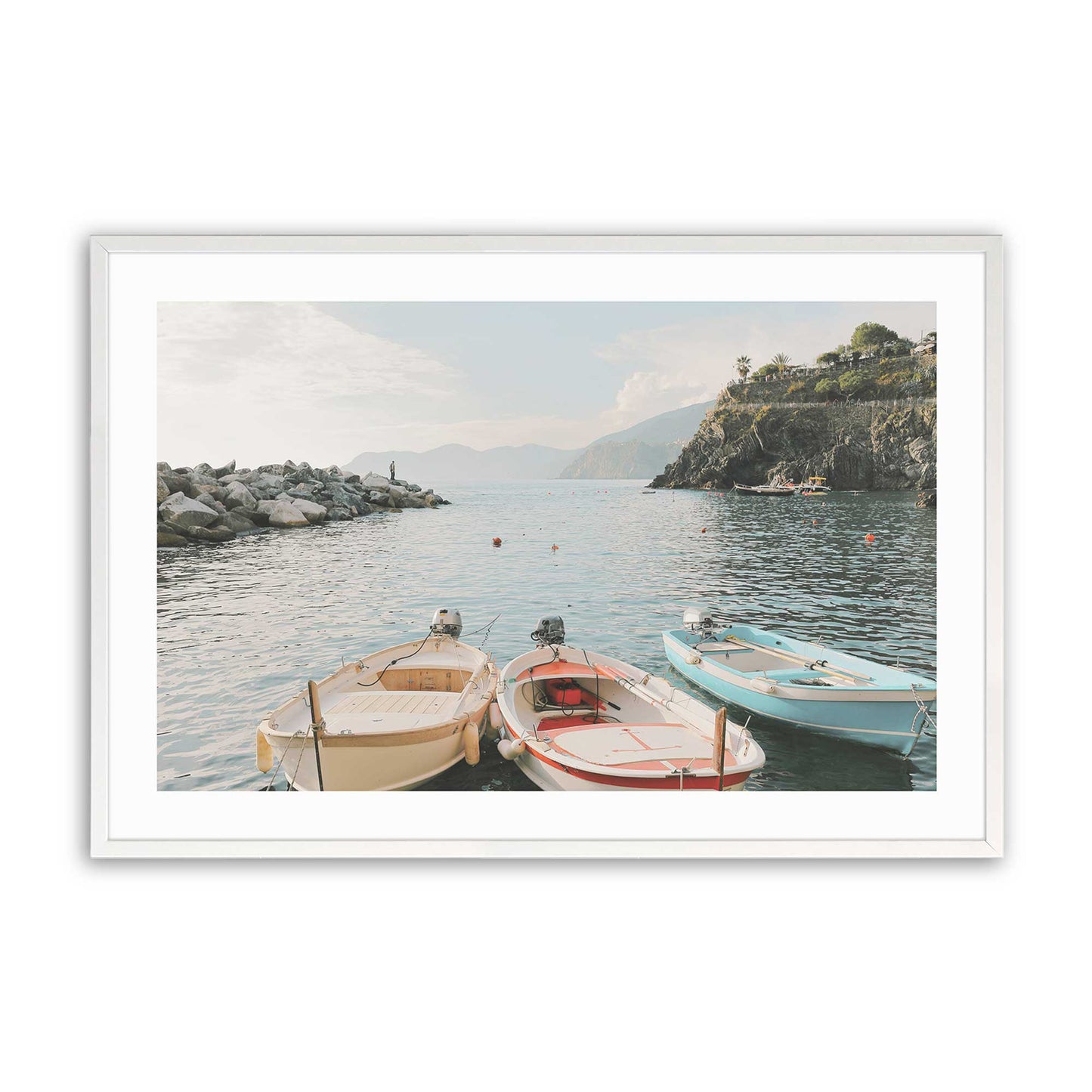 [Color:Opaque White], Picture of art in a Opaque White frame