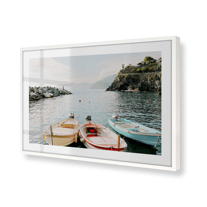 [Color:Opaque White], Picture of art in a Opaque White frame of the corner