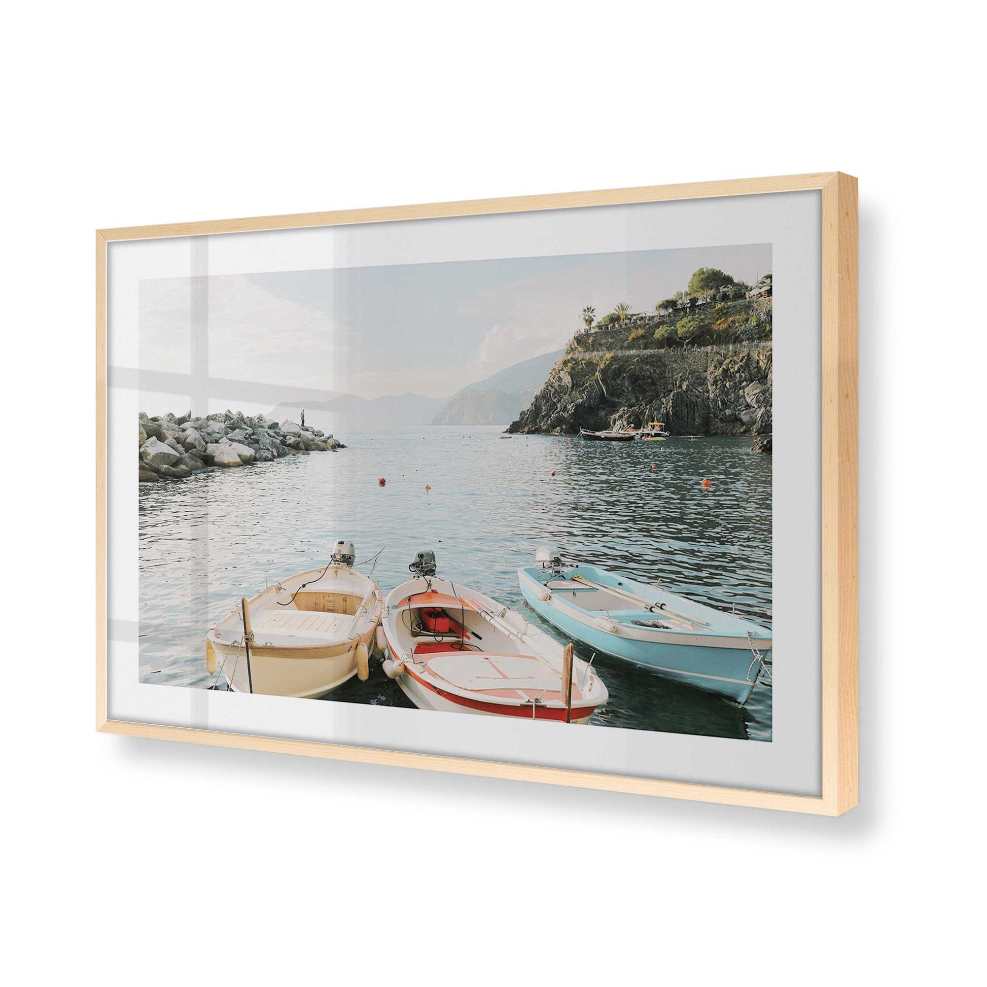 [Color:Raw Maple], Picture of art in a Raw Maple frame of the corner