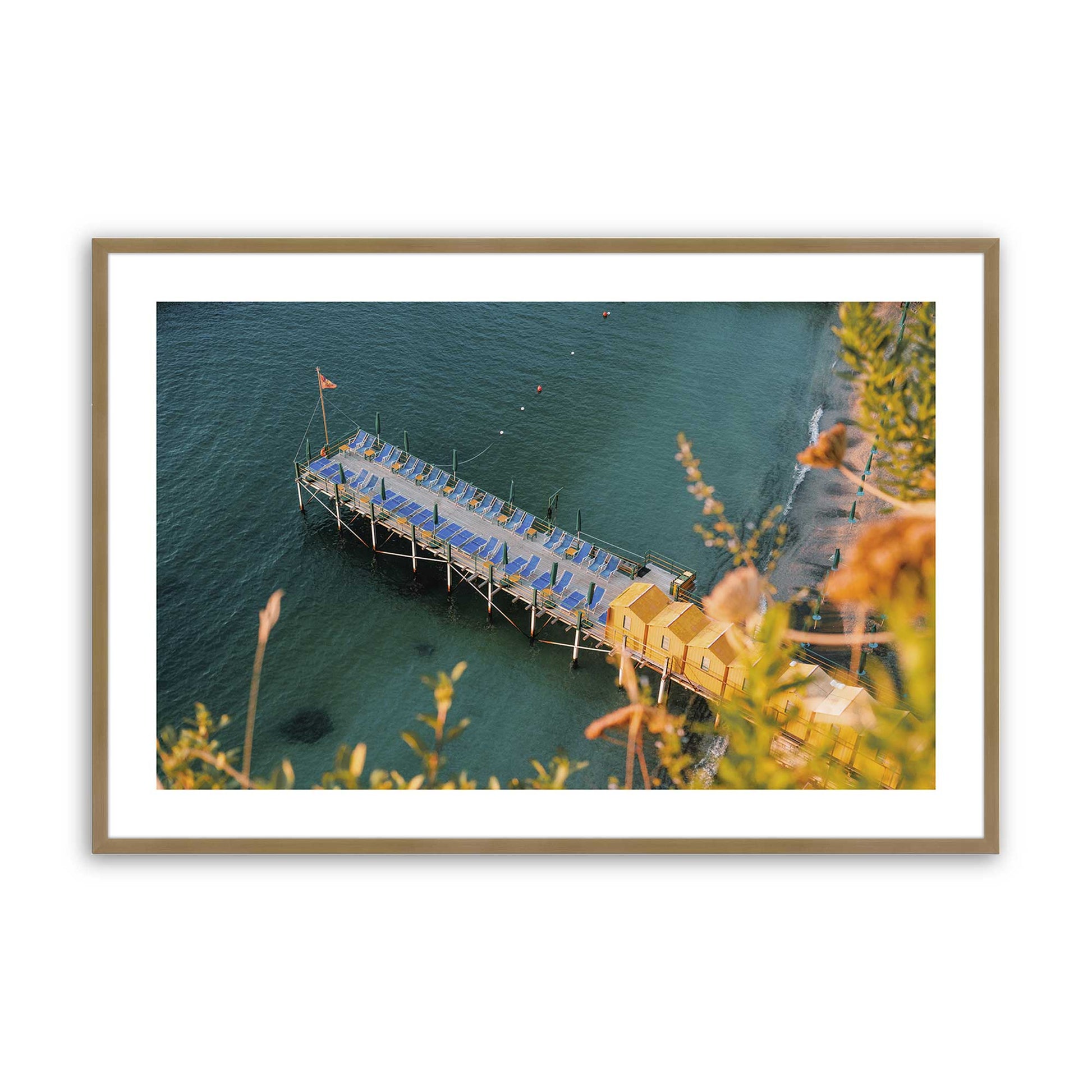 [Color:Brushed Gold], Picture of art in a Brushed Gold frame