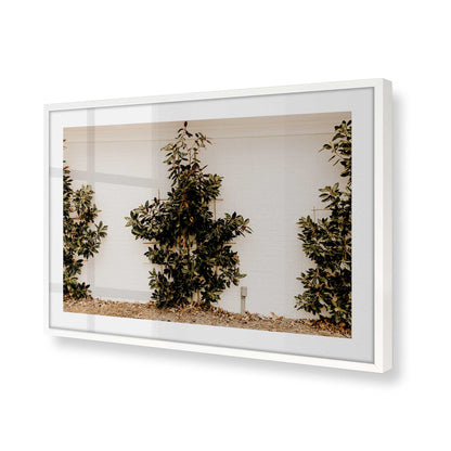 [Color:Opaque White], Picture of art in a Opaque White frame of the corner