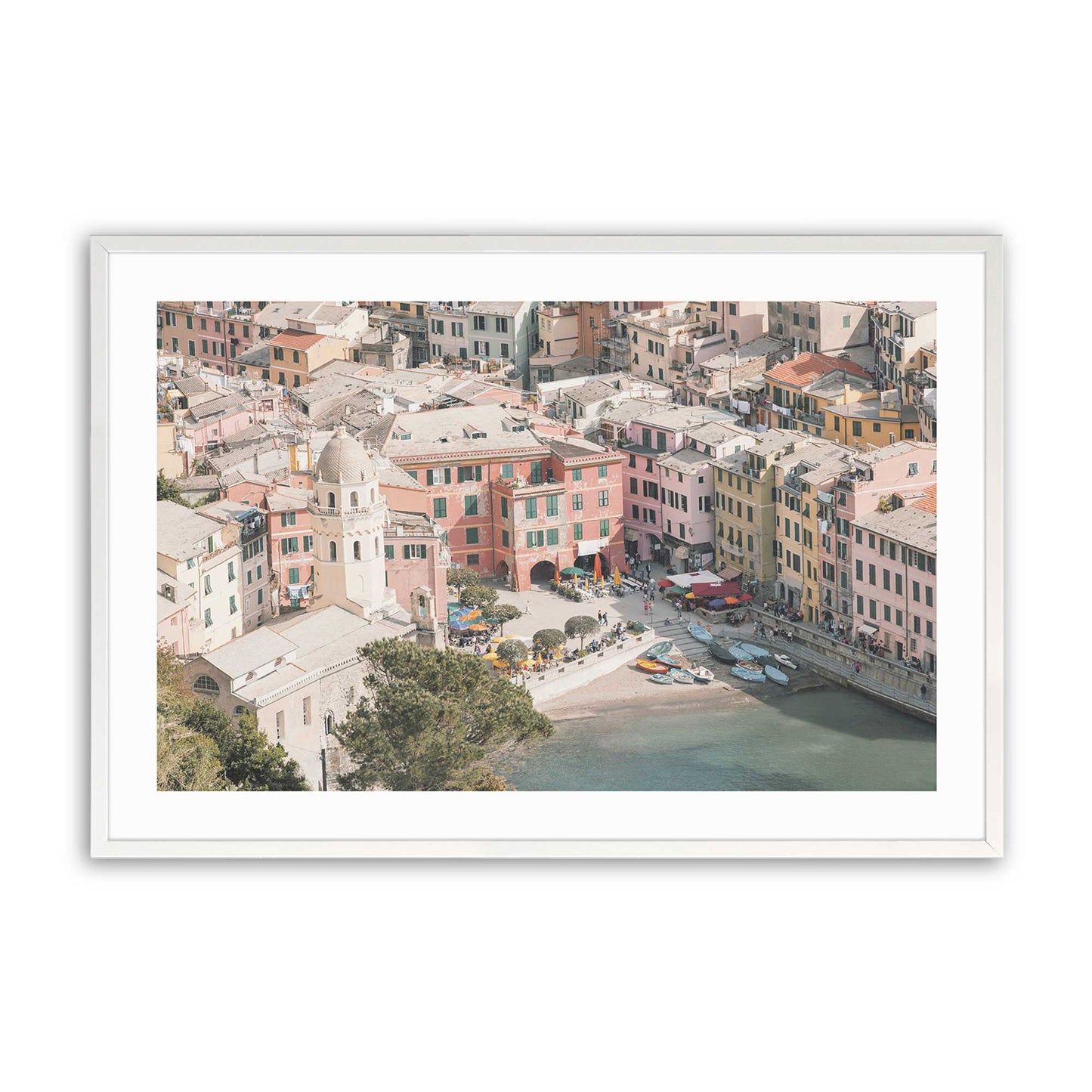 [Color:Opaque White], Picture of art in a Opaque White frame