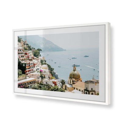 [Color:Opaque White], Picture of art in a Opaque White frame of the corner