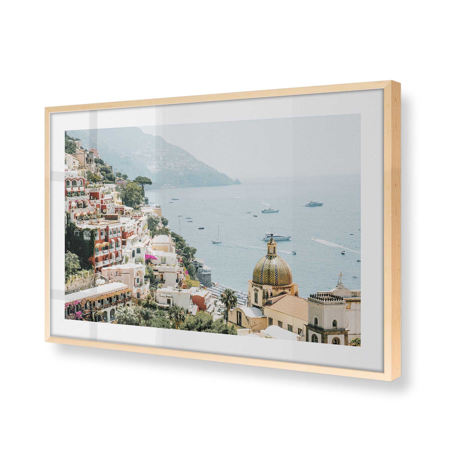 [Color:Raw Maple], Picture of art in a Raw Maple frame of the corner