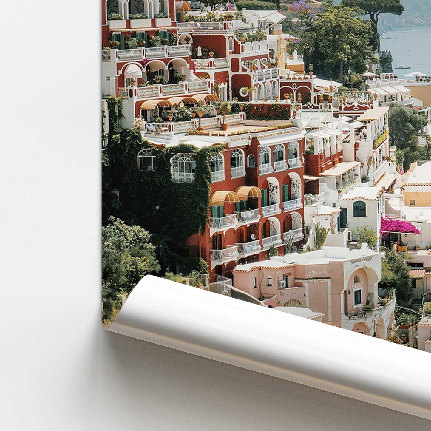 Positano Coastline Promotional Rolled Print