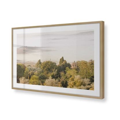 [Color:Brushed Gold], Picture of art in a Brushed Gold frame of the corner