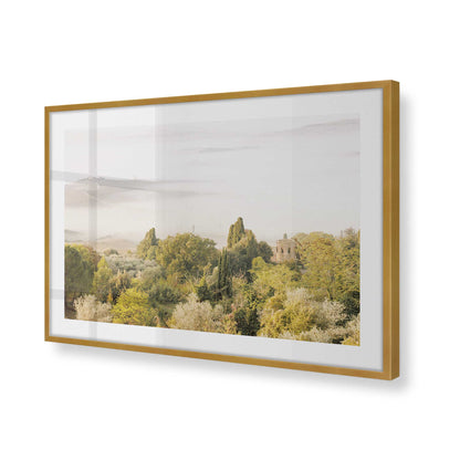 [Color:Polished Gold], Picture of art in a Polished Gold frame of the corner