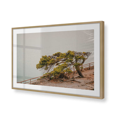 [Color:Brushed Gold], Picture of art in a Brushed Gold frame of the corner