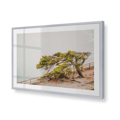 [Color:Polished Chrome], Picture of art in a Polished Chrome frame of the corner