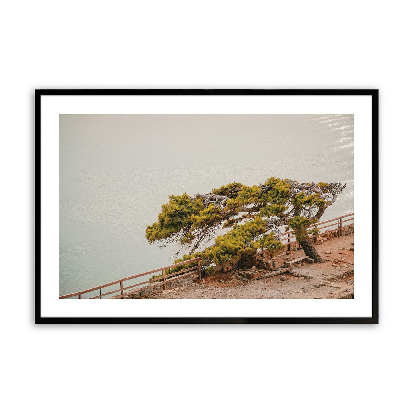 [Color:Satin Black], Picture of art in a Satin Black frame
