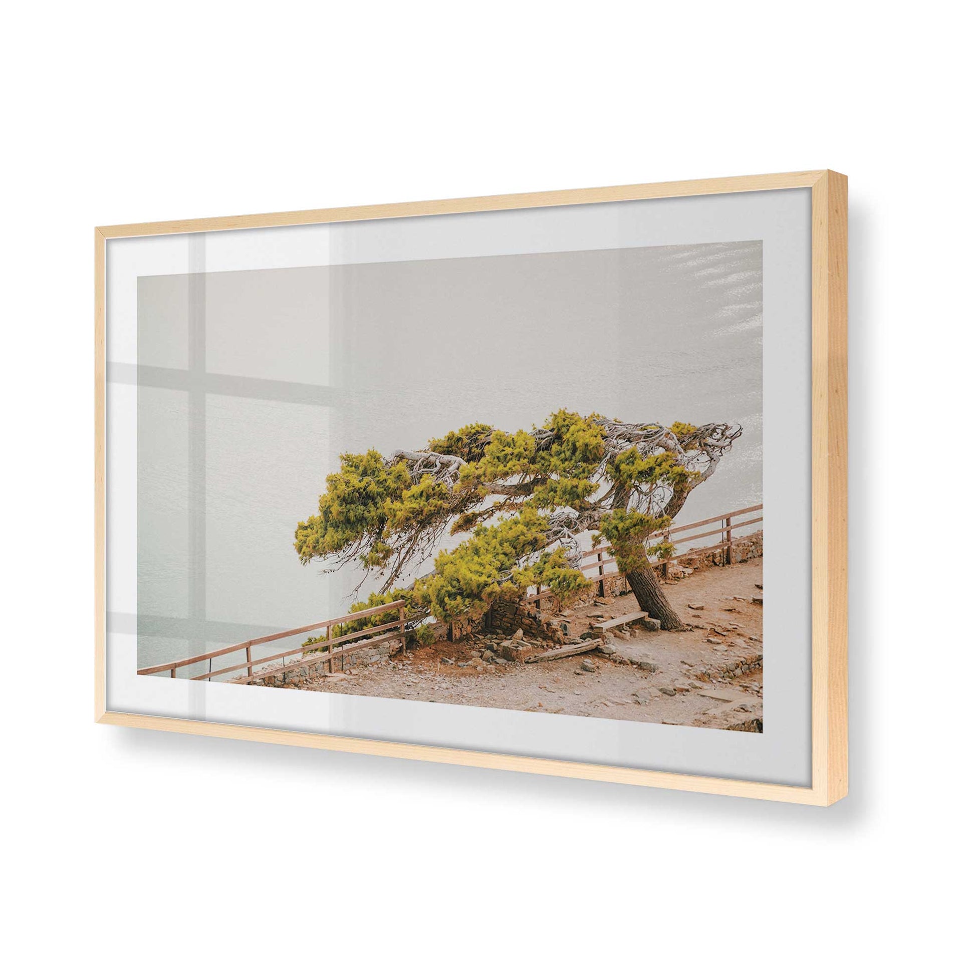 [Color:Raw Maple], Picture of art in a Raw Maple frame of the corner