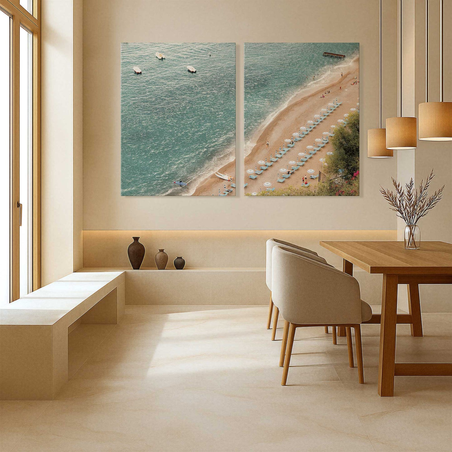 [Color:Stretched Canvas], Picture of art in a room