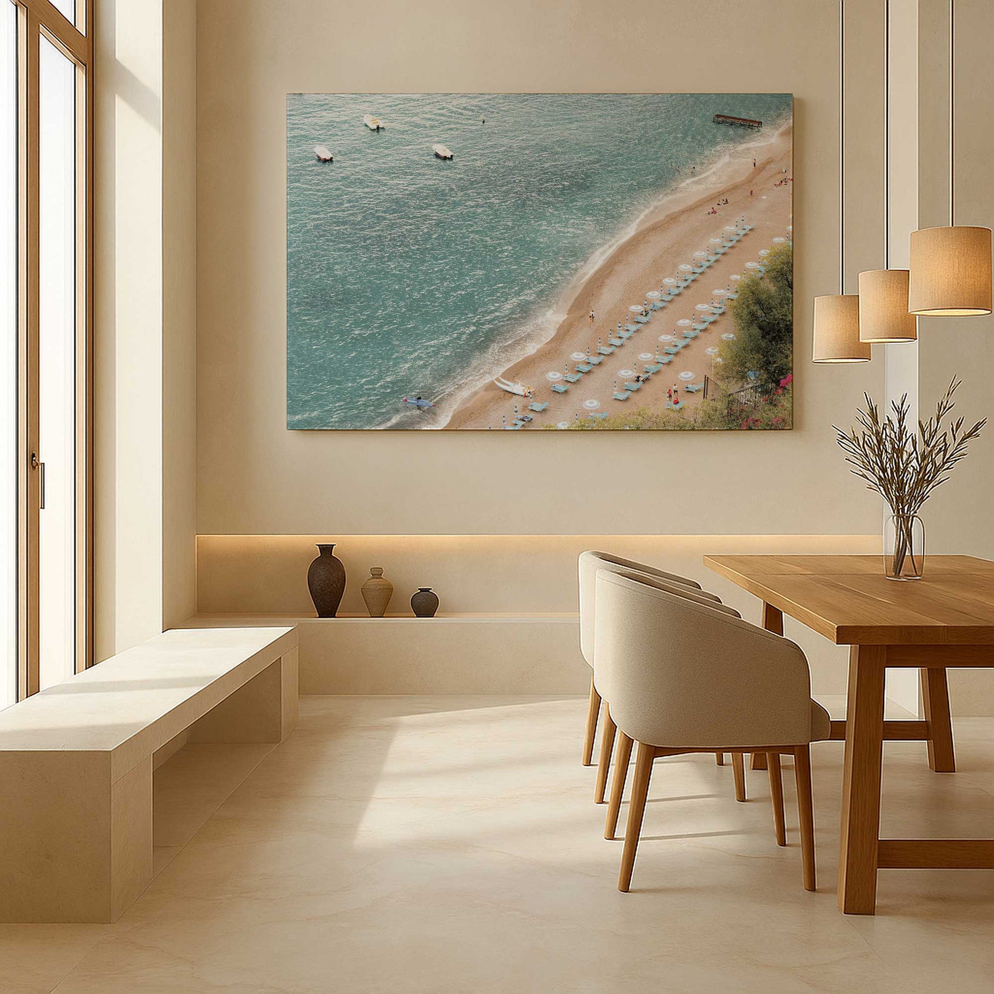 [Color:Stretched Canvas], Picture of art in a room