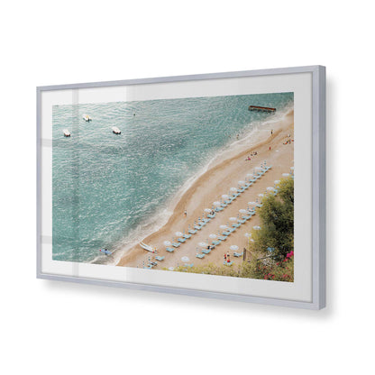 [Color:Polished Chrome], Picture of art in a Polished Chrome frame of the corner