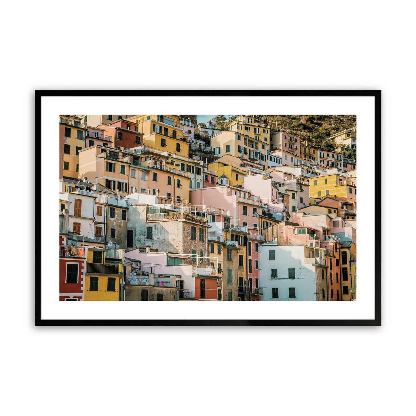 [Color:Satin Black], Picture of art in a Satin Black frame