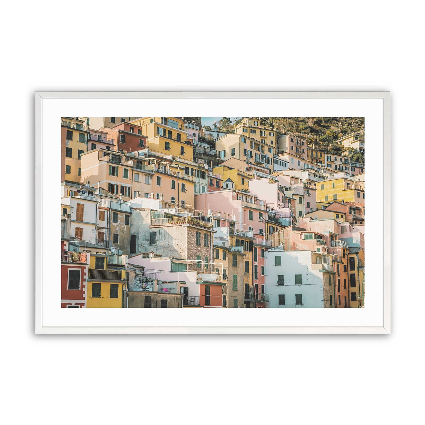 [Color:Opaque White], Picture of art in a Opaque White frame