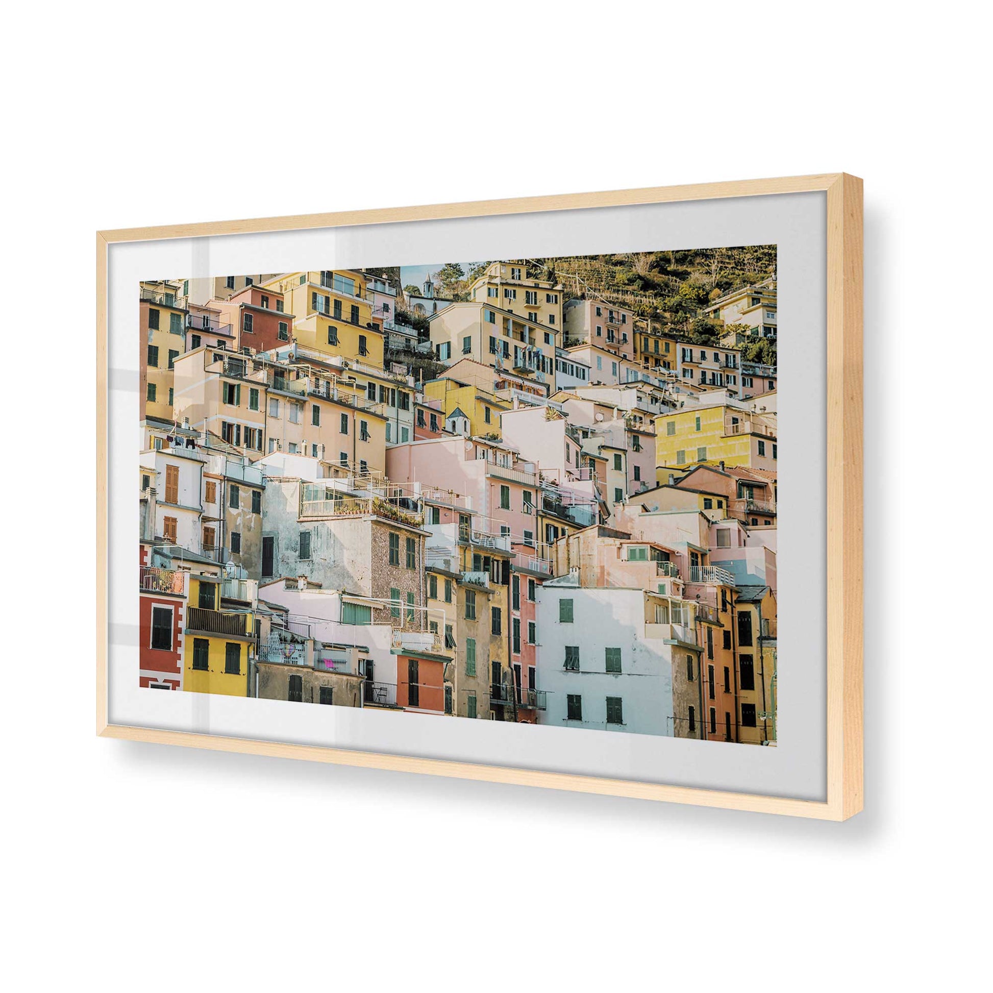 [Color:Raw Maple], Picture of art in a Raw Maple frame of the corner