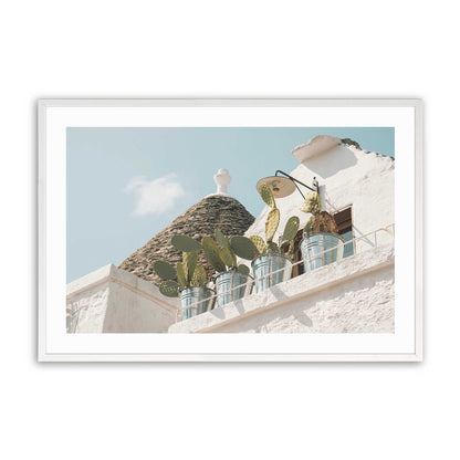 [Color:Opaque White], Picture of art in a Opaque White frame