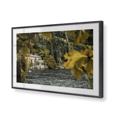 [Color:Weathered Zinc], Picture of art in a Weathered Zinc frame of the corner
