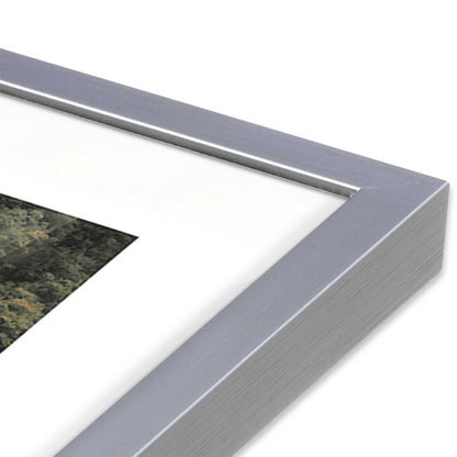 [Color:Polished Chrome], Picture of art in a Polished Chrome frame at an angle